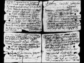 Tabletas romanas (Cortesía: Museo Británico)