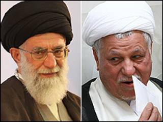 اکبر هاشمی و آیت الله خامنه ای
