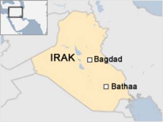 Mapa de Irak