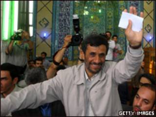 O presidente do Irã, Mahmoud Ahmadinejad