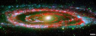Galaxia de Andrómeda (Foto: NASA)