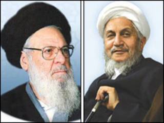 آیت الله صانعی و آیت الله موسوی اردبیلی