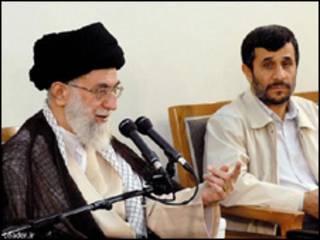 آیت الله خامنه ای و محمود احمدی نژاد
