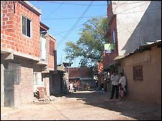 Vila de emergência em Buenos Aires