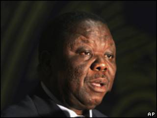 Morgan Tsvangirai, primer ministro de Zimbabue.