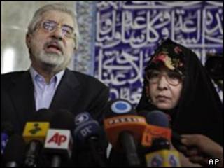 زهرا رهنورد و میرحسین موسوی