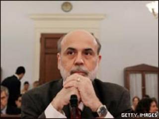 O presidente do Fed, Ben Bernanke
