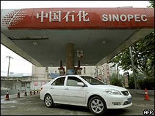 Gasolinera de Sinopec en China