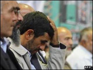 محمود احمدی نژاد در مراسم افتتاح طرح پتروشیمی