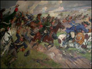 "Полтавский бой". Николай Самокин, 1940