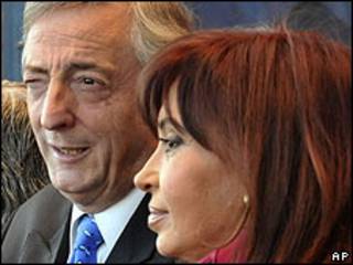 Nestor e Cristina Kirchner