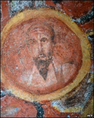 Retrato de San Pablo en las Catacumbas de Santa Tecla