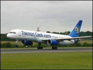 Avión de la compañía Thomas Cook.
