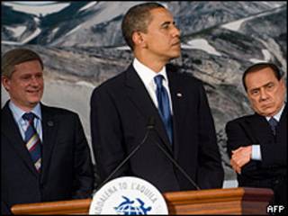 Líderes del G-8