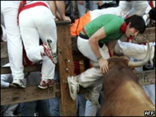 Corrida de touros em Pamplona