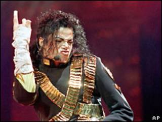 Jackson durante un concierto en 1993