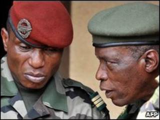 Militares del gobierno de Guinea