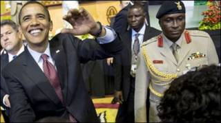 Ông Obama ở Accra, Ghana hôm 11 tháng Bẩy