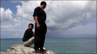 Disfrutando de la libertad en las Bermudas.