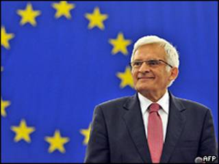 Jerzy Buzek, flamante presidente del PE