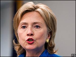 La secretaria de Estado de Estados Unidos, Hillary Clinton