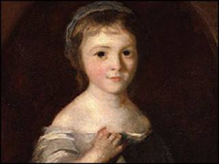 Retrato de Georgiana, Duquesa de Devonshire quando jovem, de Sir Joshua Reynolds