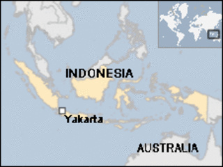 Mapa de indonesia