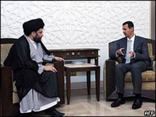 بشار الأسد ومقتدى الصدر