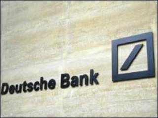 Вывеска Deutsche Bank