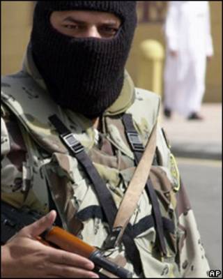 Miembro de las fuerzas especiales sauditas