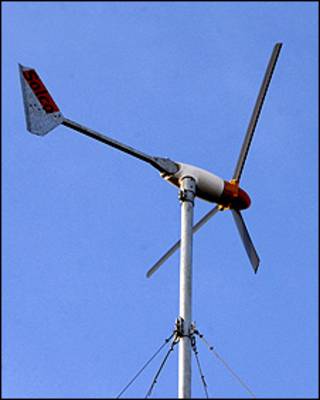 Generador de energía eólica (Foto: Presidencia de Uruguay)