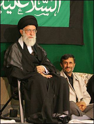 آیت الله خامنه ای و محمود احمدی نژاد
