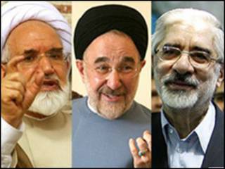 موسوی، خاتمی، کروبی