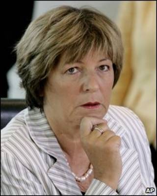 A ministra da saúde, Ulla Schmidt