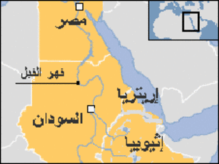 خريطة حوض النيل