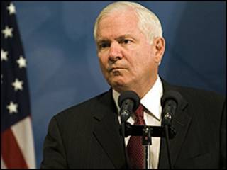 O secretário de Defesa dos EUA, Robert Gates