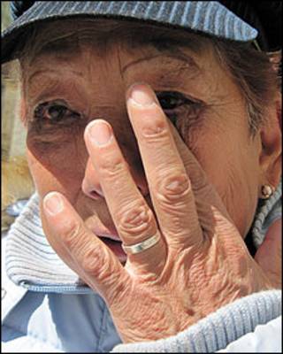 Irma, una anciana separada de su amor en Bolivia.