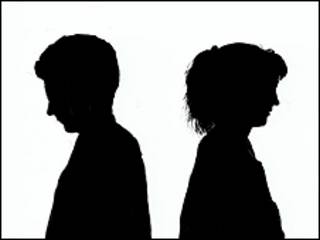 Pareja de espaldas