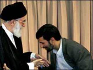 احمدی نژاد و خامنه ای