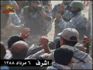 صور نشرت من قبل منظمة مجاهدي خلق توضح احتجاجات سكان المخيم