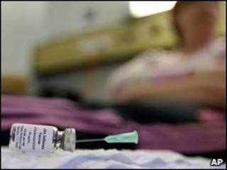 Vacina contra a gripe suína. Foto: AP