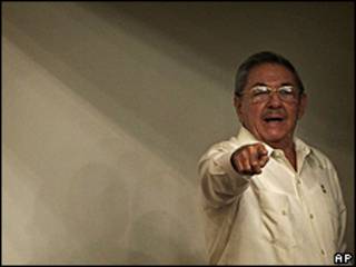 Raúl Castro ante la Asamblea Nacional cubana.