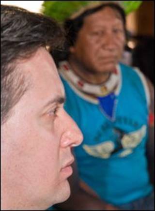 Ed Miliband en Brasil