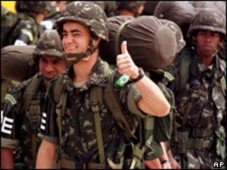 Soldado brasileño