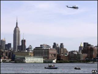 Rescate en el río Hudson en NY
