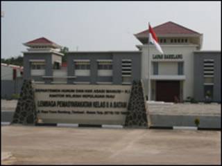 Nhà tù tại Tanjung Pinang, nơi ngư dân Việt Nam bị giam giữ