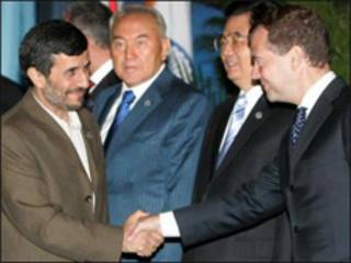 احمدی نژاد و مدودف