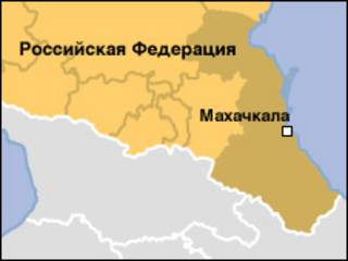 Карта Дагестана