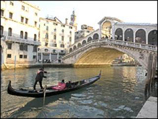 Gôndola em Veneza