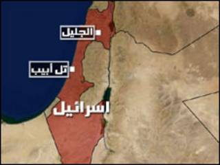 خارطة شمال اسرائيل